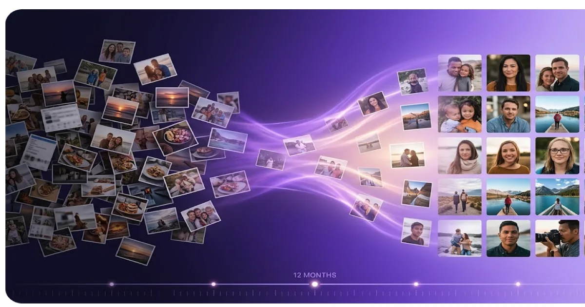 การทดลองทำความสะอาดไลบรารีรูปด้วย AI หนึ่งปี