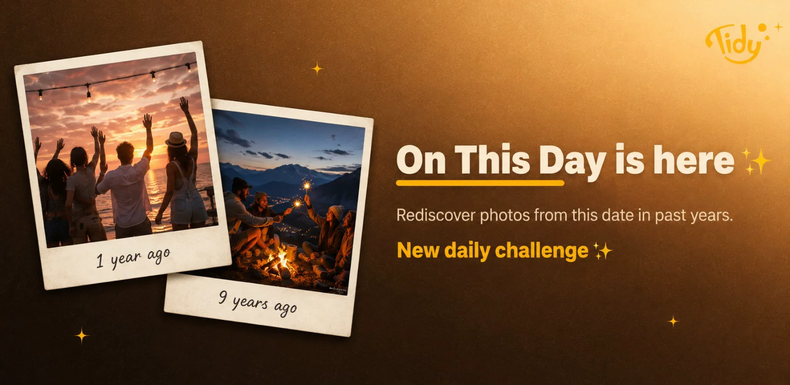Co nowego w Tidy 2.5: On This Day i Memory Maker