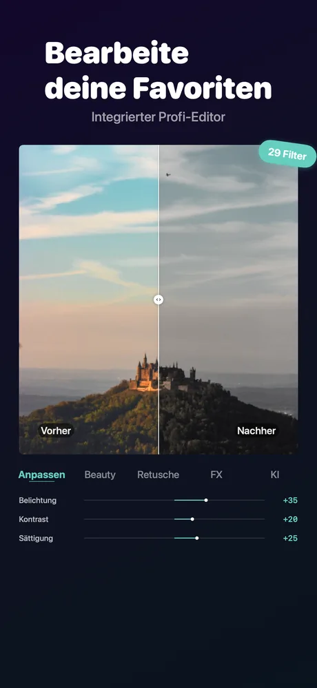 Professioneller Fotoeditor