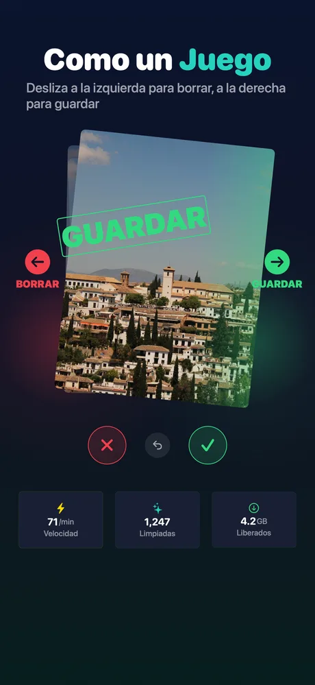 Juego de deslizar