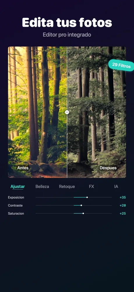 Editor de fotos profesional