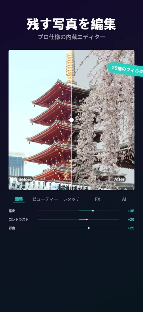 プロフェッショナルフォトエディター