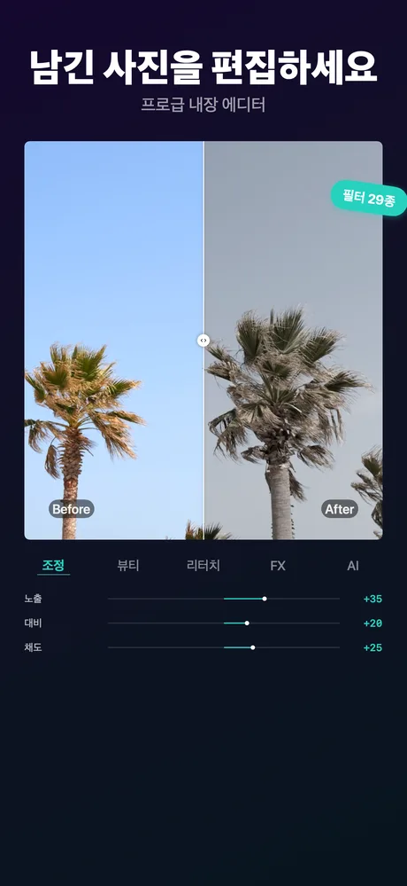 전문 사진 편집기