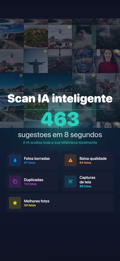 Escaneamento IA inteligente